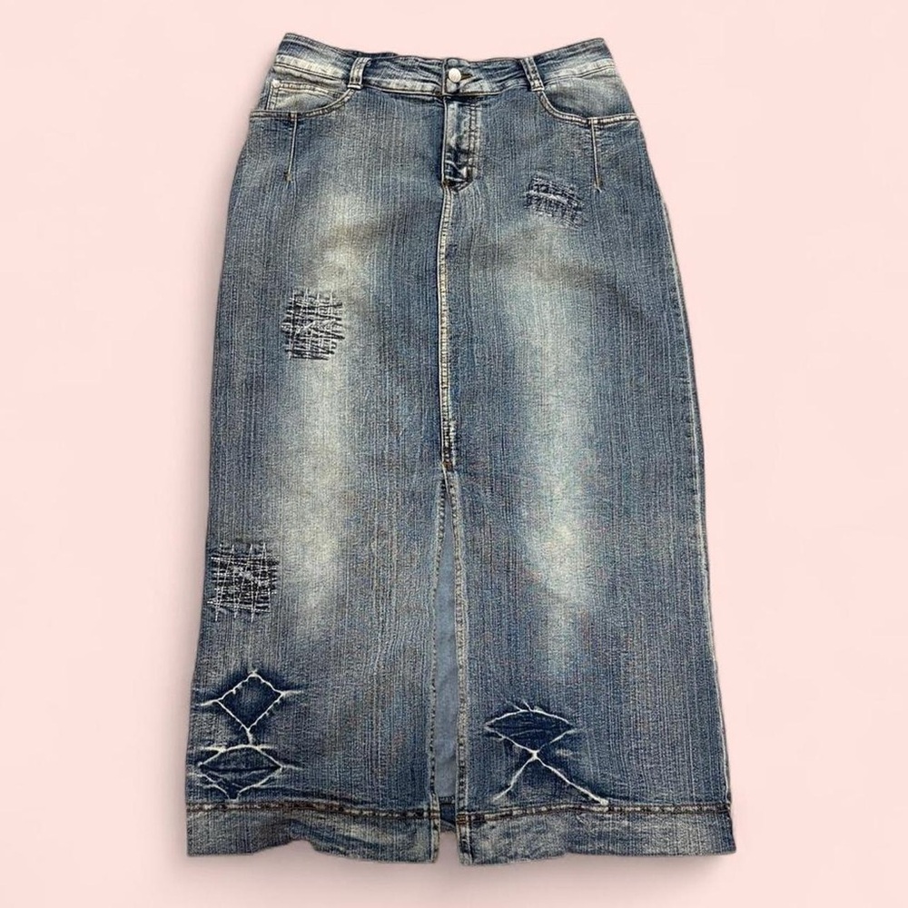 Y2K Neeso Jeans Company long maxi modest denim skirt